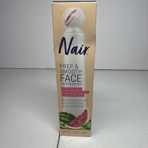 Nair Prep & Smooth Facial Hair Remover Watermelon Hyaluronic Acid NEW